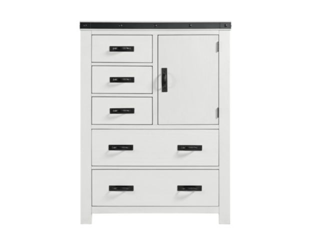 Elements International Group Wade White Door Chest large image number 1