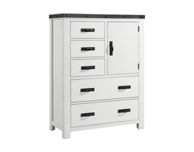 Elements International Group Wade White Door Chest large image number 2