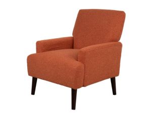 Elements Int'l Group Kiwi Orange Accent Chair