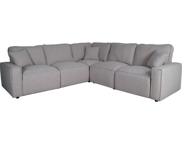 Elements Int'l Group Normandy 5-Piece Power Reclining Sectional large image number 1