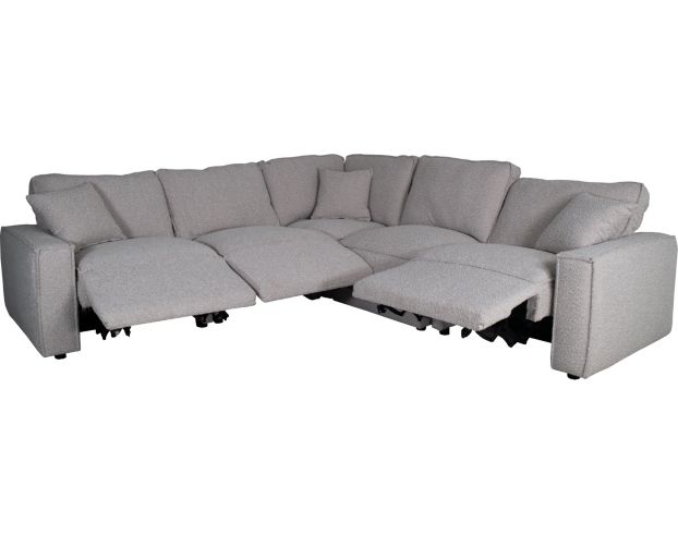 Elements Int'l Group Normandy 5-Piece Power Reclining Sectional large image number 2