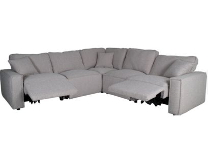 Elements Int'l Group Normandy 5-Piece Power Reclining Sectional