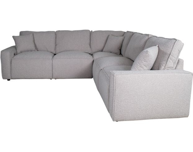 Elements Int'l Group Normandy 5-Piece Power Reclining Sectional large image number 3