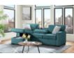 Elements Int'l Group Caracas Teal 2-Piece Pop-Out Sleeper Sofa small image number 3