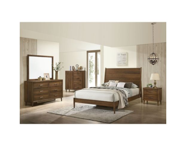 Elements Int'l Group Malibu Queen Bed large image number 1