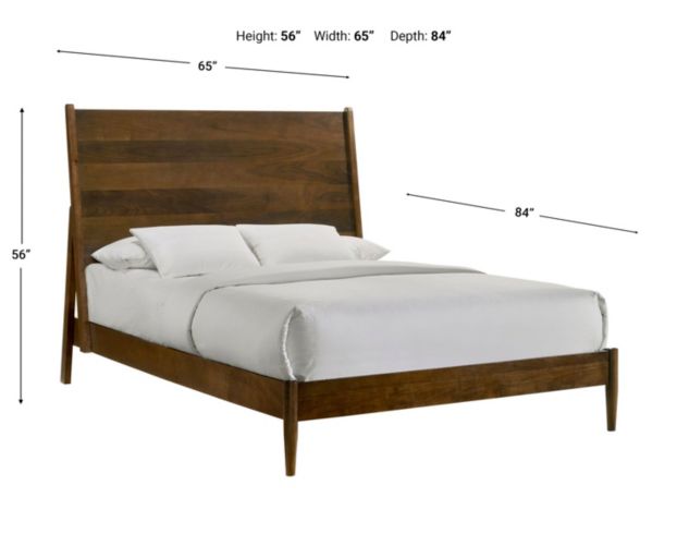 Elements Int'l Group Malibu Queen Bed large image number 6