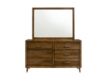 Elements Int'l Group Malibu Dresser with Mirror small image number 1