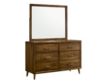 Elements Int'l Group Malibu Dresser with Mirror small image number 2