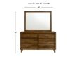 Elements Int'l Group Malibu Dresser with Mirror small image number 6