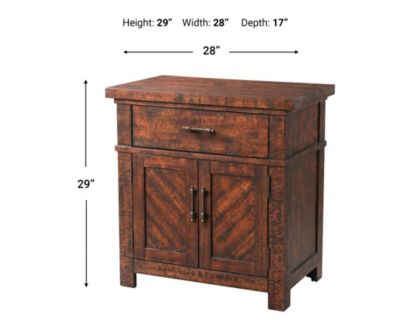 Elements International Group Jax Nightstand