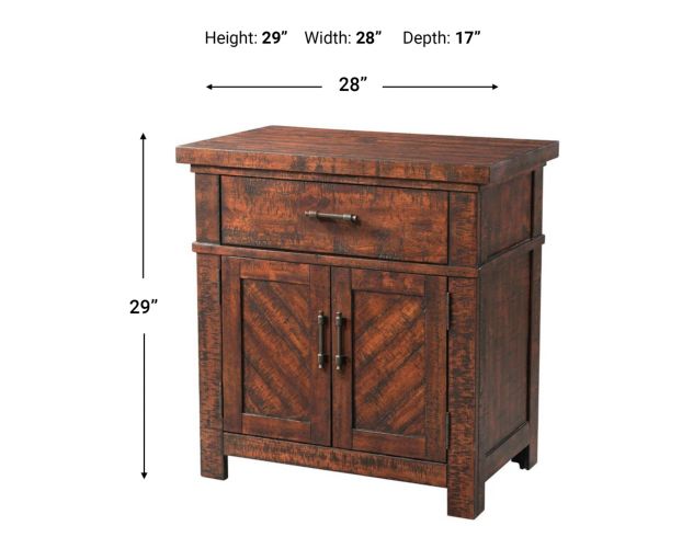 Elements International Group Jax Nightstand large image number 2