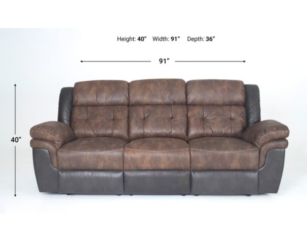 Elements Int'l Group Sadler Reclining Sofa large image number 14