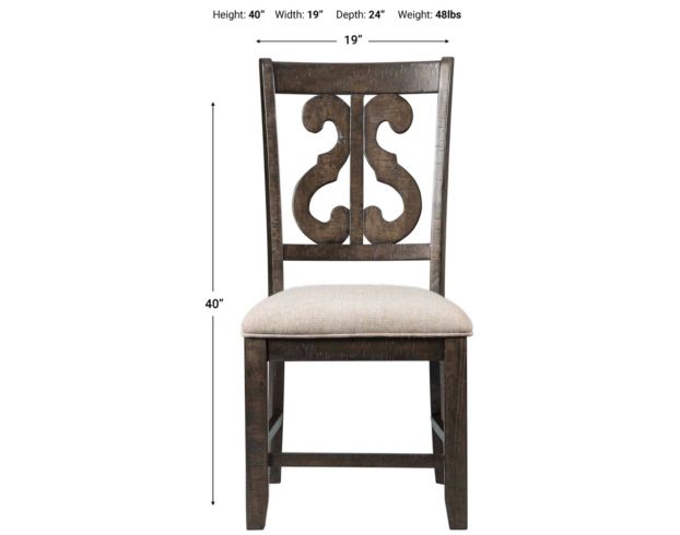 Elements International Group Stone Dining Chair large image number 5