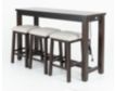 Elements International Group Jax Console Table with 3 Stools small image number 1