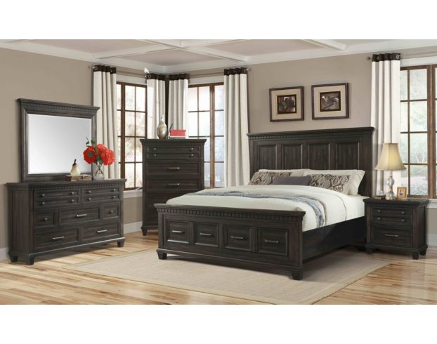 Elements International Group McCabe Queen Storage Bed large image number 2