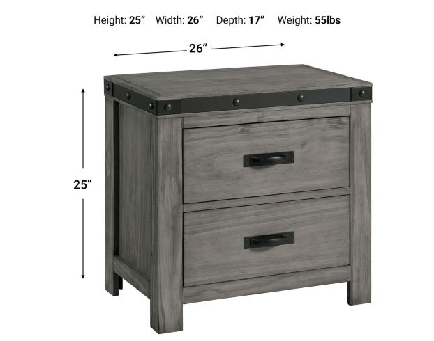 Elements International Group Wade Nightstand large image number 5