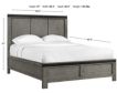 Elements International Group Wade King Bed small image number 5