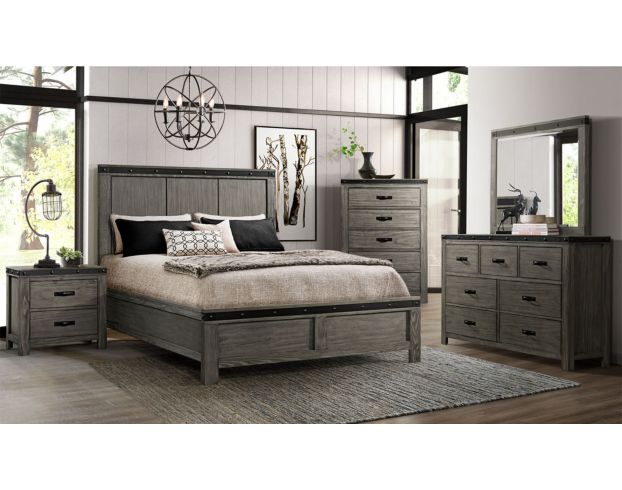 Elements International Group Wade King Bedroom Set large image number 1