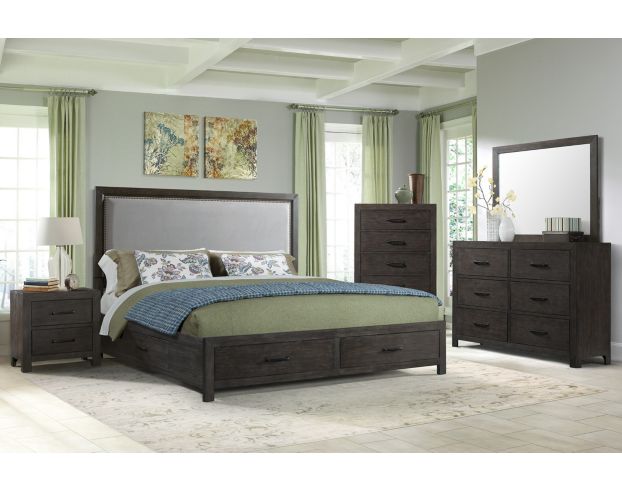 Elements International Group Shelby Queen Bed large image number 2
