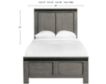 Elements Int'l Group Wade Twin Bed small image number 2