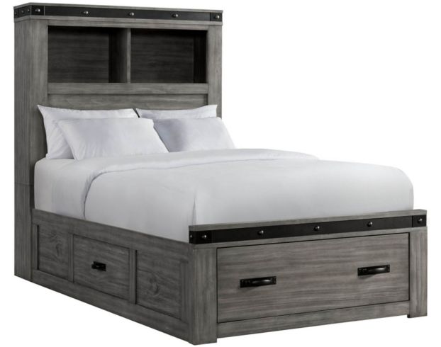 Elements Int'l Group Wade Twin Storage Bed large image number 1
