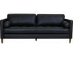 Elements Int'l Group Stockholm Black Leather Sofa small image number 1
