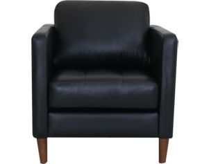 Elements Int'l Group Stockholm Black Leather Chair