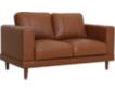 Elements Int'l Group Hampton Tan Leather Loveseat small image number 2