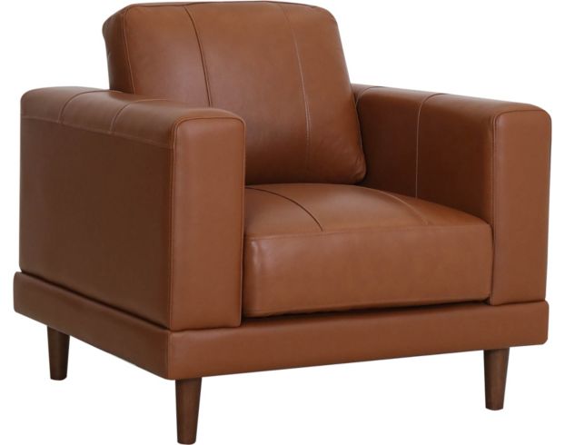 Elements Int'l Group Hampton Tan Leather Chair large image number 2