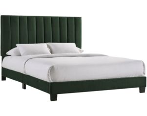 Elements Int'l Group Coyote Green Queen Bed with 2 End Tables