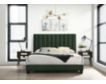 Elements Int'l Group Coyote Green Queen Bed with 2 End Tables small image number 2