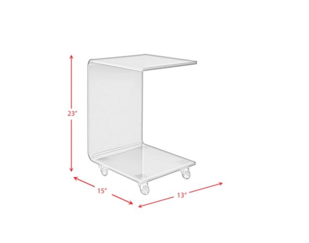 Elements Int'l Group Iris Gold Snack Table large image number 7