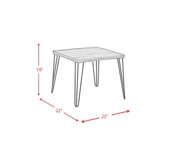 Elements Int'l Group Bolton End Table large image number 7