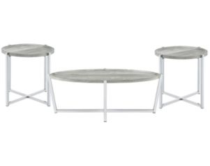 Elements Int'l Group Landry Coffee Table & 2 End Tables