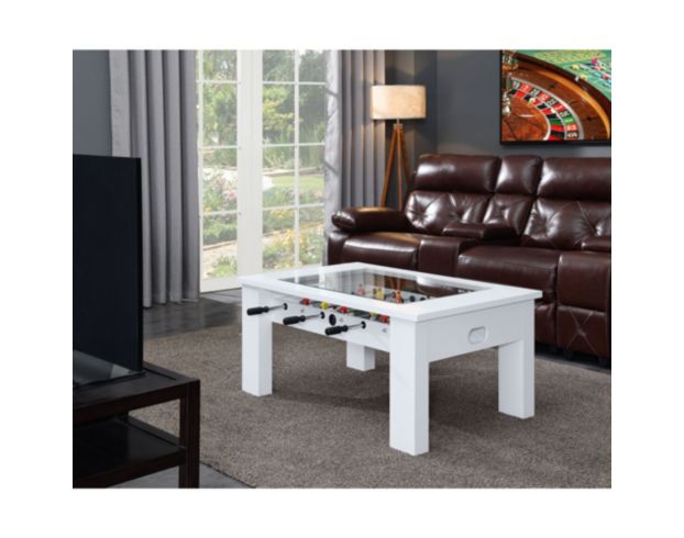 Elements Int'l Group Giga White Foosball Table large image number 10