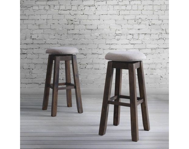 Elements Int'l Group Morrison Swivel Barstool large image number 8