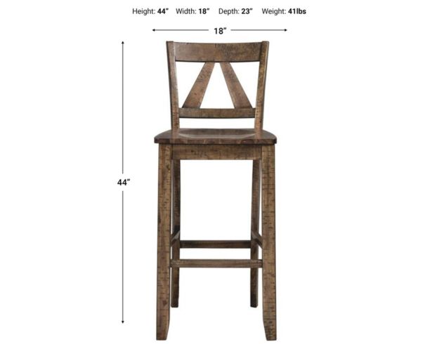 Elements Int'l Group Finn Bar Stool large image number 14