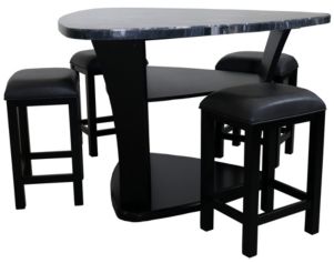 Elements Int'l Group Hilson 5-Piece Counter Set