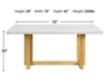 Elements Int'l Group Morris Natural Table small image number 2