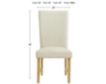 Elements Int'l Group Morris Natural Dining Chair small image number 4