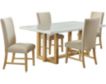 Elements Int'l Group Morris Natural 5-Piece Dining Set small image number 1
