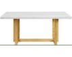 Elements Int'l Group Morris Natural 5-Piece Dining Set small image number 2