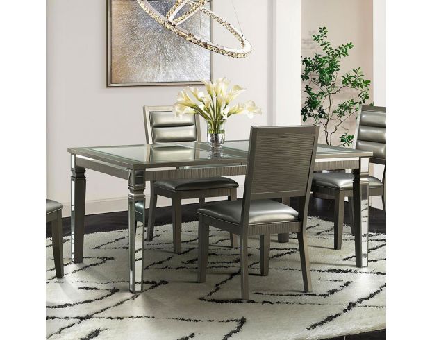 Elements Int'l Group 14.5 Mirror Dining Table large image number 5