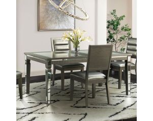 Elements Int'l Group 14.5 Mirror Dining 5-Piece Dining Set