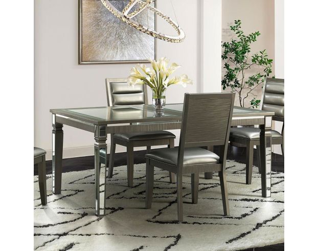 Elements Int'l Group 14.5 Mirror Dining 5-Piece Dining Set large image number 2