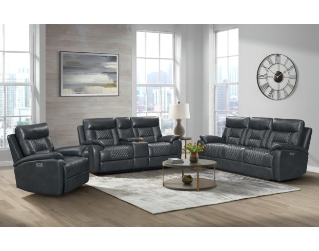 Elements Int'l Group Trinidad Power Motion Sofa large image number 3