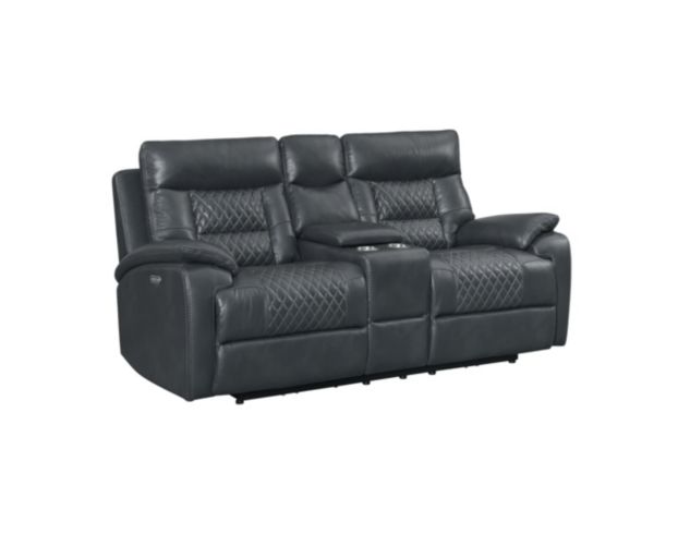 Elements Int'l Group Trinidad Power Loveseat w/Console large image number 2