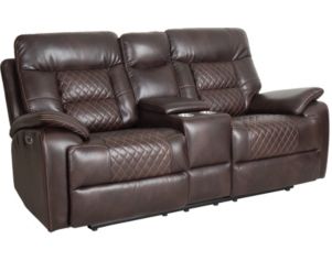 Elements Int'l Group Trinidad Power Reclining Loveseat with Console