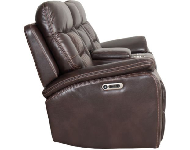 Elements Int'l Group Trinidad Power Reclining Loveseat with Console large image number 4