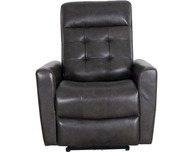 Elements Int'l Group All Star Gray Leather Power Recliner large image number 1